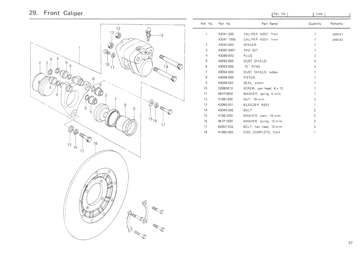 KZ650.info - Parts Diagram